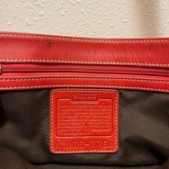 Coach Hamptons East West Buckle Shoulder Bag-Vintage Y2K-Rare Color - Picture 10 of 13